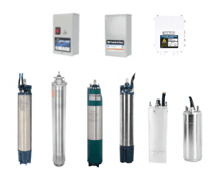 Motores sumergibles y cajas de control