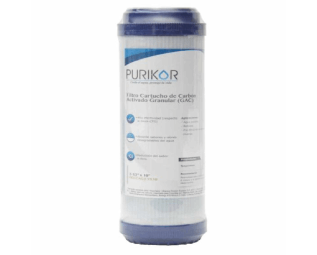 Filtros cartucho Carbón Activado Granular (GAC), Block (CTO) y en línea