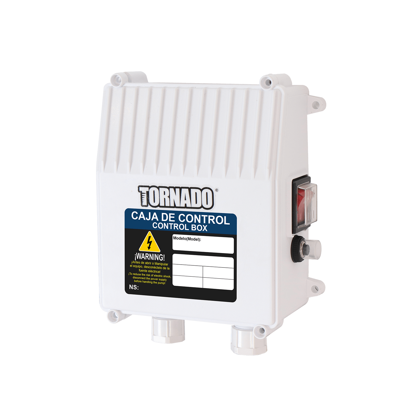 Caja de control para motor sumergible TORNADO monofásico 2