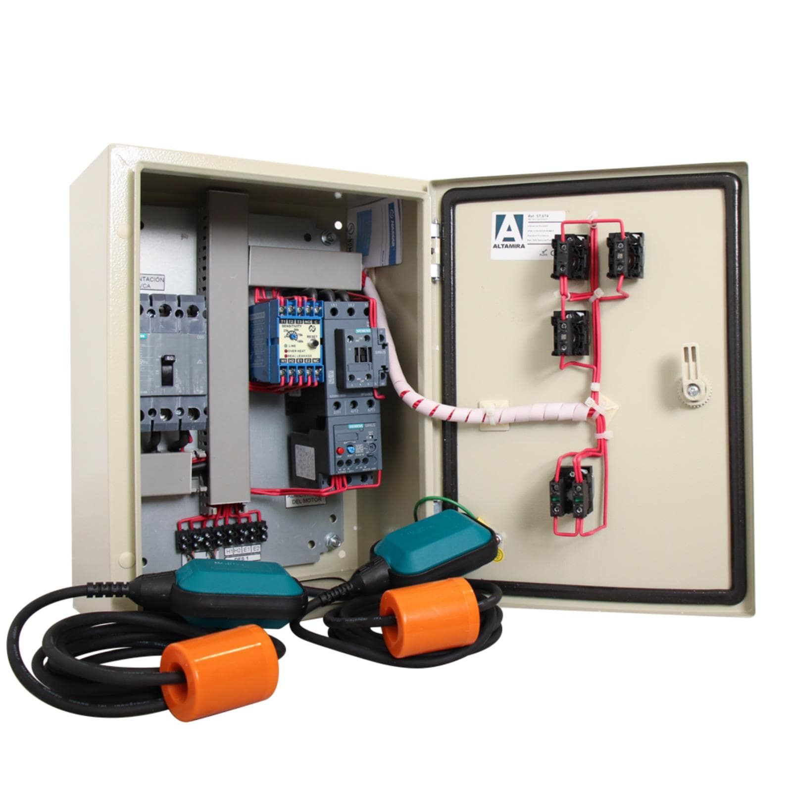 Arrancador a tensión plena con interruptor termomagnético y protecciones DST 2
