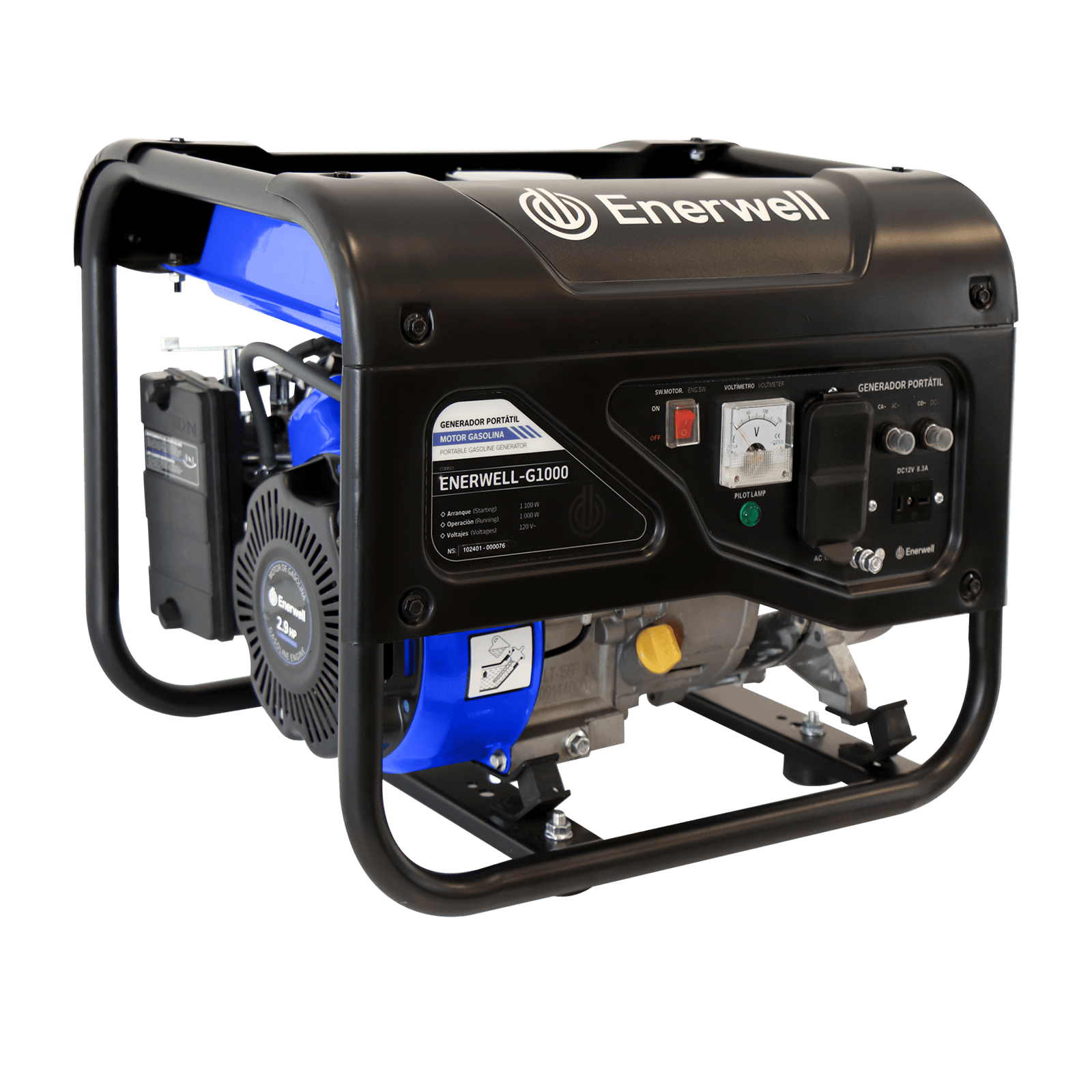 Generador portátil a gasolina