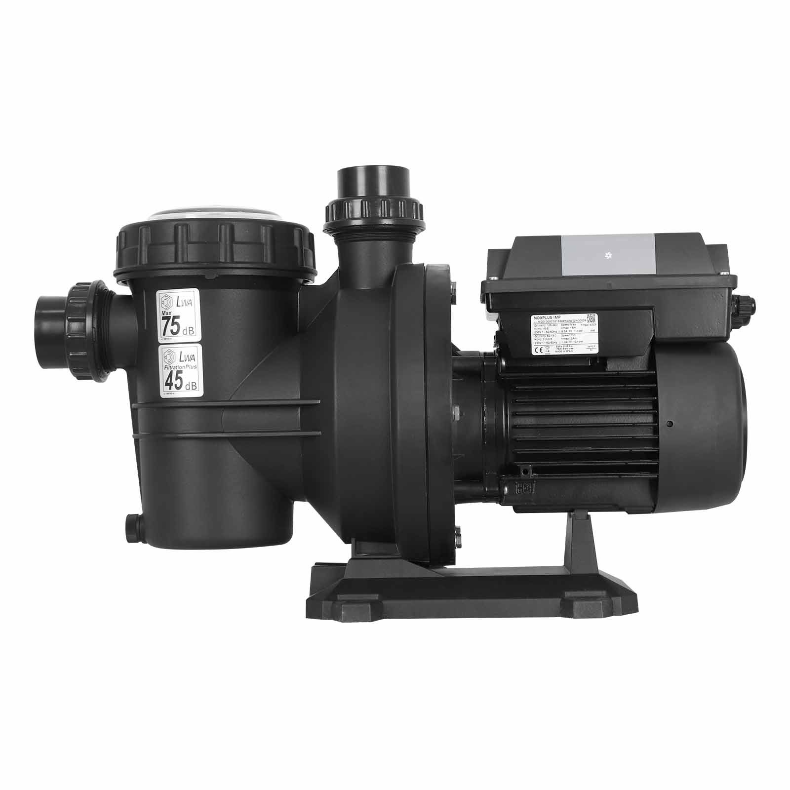 Motobomba centrífuga con velocidad variable para recircular y filtrar el agua de la piscina 3