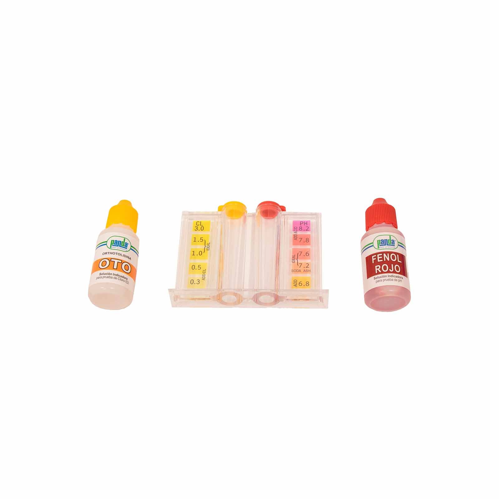 Kit analizador de cloro y pH 2
