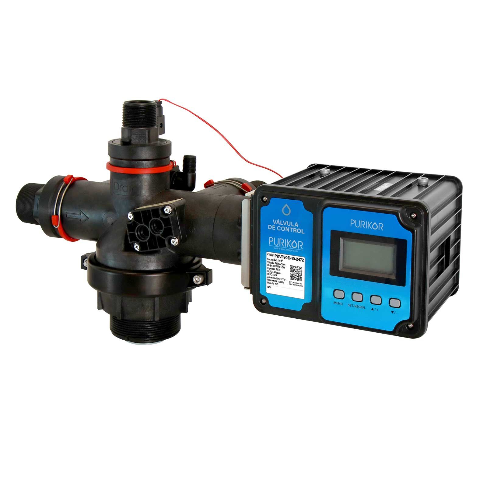 Válvula para sistema de filtración 3