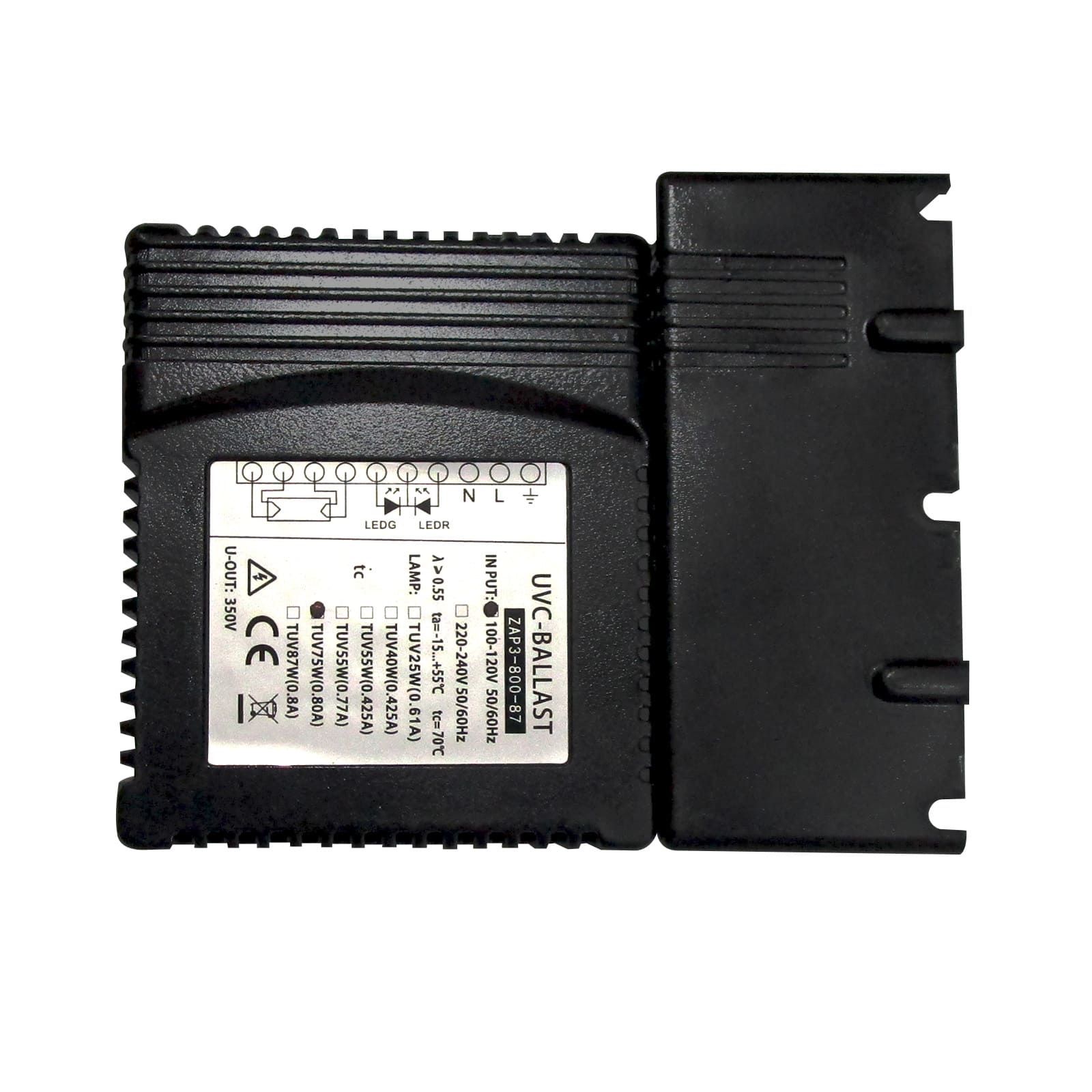 Balastra para sistema de desinfección con luz UV serie Platinum 2